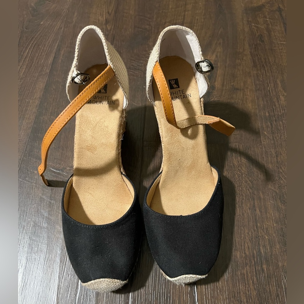 White Mountain Mamba Espadrille Wedge Sandal